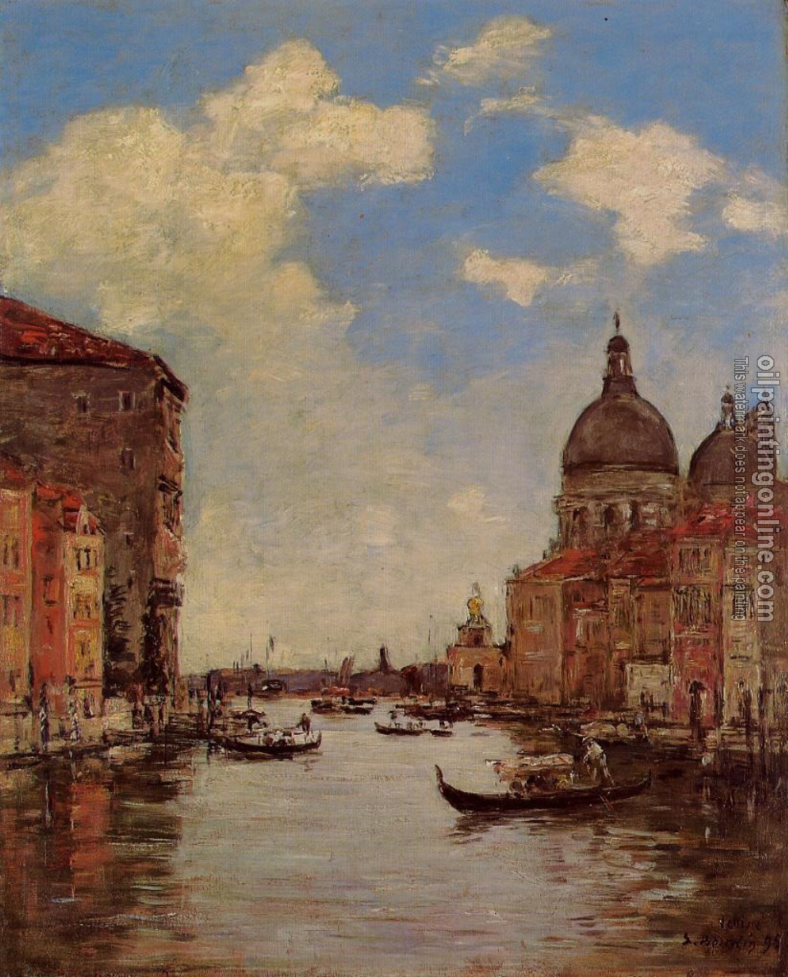 Boudin, Eugene - Venice, the Canal de la Gandara